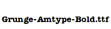 Grunge-Amtype-Bold