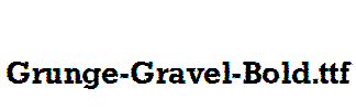 Grunge-Gravel-Bold