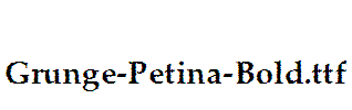 Grunge-Petina-Bold