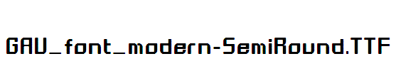 GAU_font_modern-SemiRound