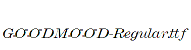 GOODMOOD-Regular