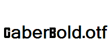 GaberBold