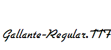 Gallante-Regular