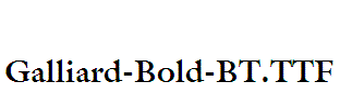 Galliard-Bold-BT