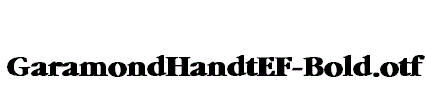 GaramondHandtEF-Bold