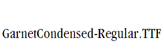 GarnetCondensed-Regular