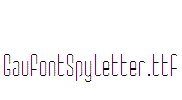 GauFontSpyLetter