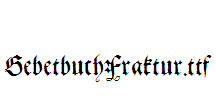 GebetbuchFraktur