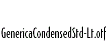 GenericaCondensedStd-Lt