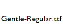 Gentle-Regular