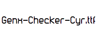 Genx-Checker-Cyr