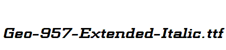 Geo-957-Extended-Italic