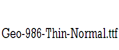 Geo-986-Thin-Normal