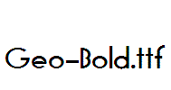 Geo-Bold