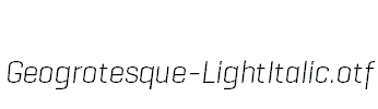 Geogrotesque-LightItalic