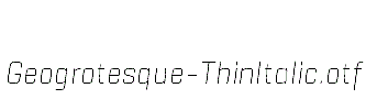 Geogrotesque-ThinItalic