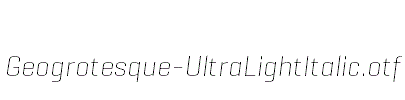 Geogrotesque-UltraLightItalic