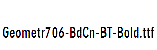 Geometr706-BdCn-BT-Bold