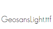 GeosansLight