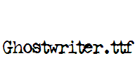 Ghostwriter