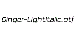 Ginger-LightItalic