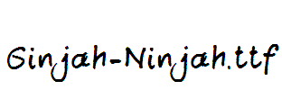 Ginjah-Ninjah