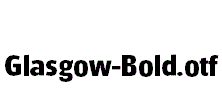 Glasgow-Bold