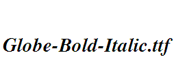 Globe-Bold-Italic