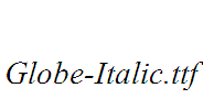 Globe-Italic