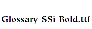 Glossary-SSi-Bold