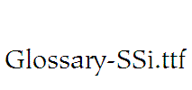 Glossary-SSi