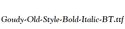 Goudy-Old-Style-Bold-Italic-BT