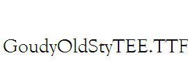 GoudyOldStyTEE