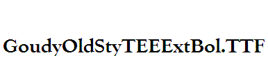 GoudyOldStyTEEExtBol