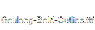 Goulong-Bold-Outline