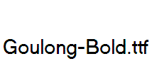 Goulong-Bold