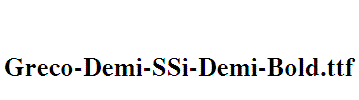 Greco-Demi-SSi-Demi-Bold