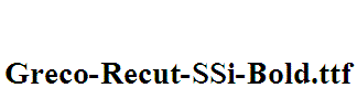 Greco-Recut-SSi-Bold