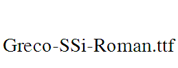 Greco-SSi-Roman