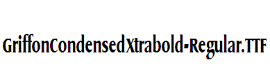 GriffonCondensedXtrabold-Regular