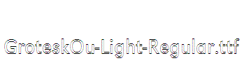 GroteskOu-Light-Regular