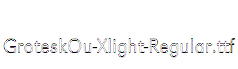 GroteskOu-Xlight-Regular