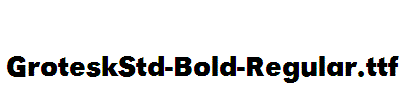 GroteskStd-Bold-Regular