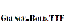 Grunge-Bold