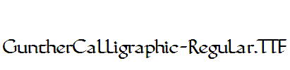 GuntherCalligraphic-Regular