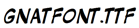 GNATFONT