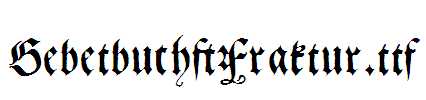 Gebetbuch_Fraktur