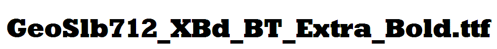 GeoSlb712_XBd_BT_Extra_Bold