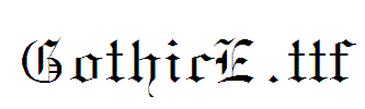 GothicE