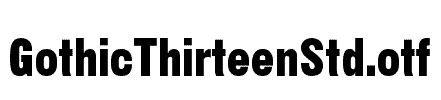 GothicThirteenStd